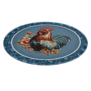 Cute rooster lovers Country kitchen Cutting Board