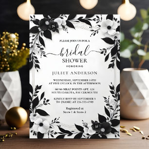 Cute Rope We Are Tying The Knot Bridal Shower Invitation