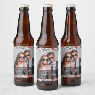 Cute Rose Beer Label