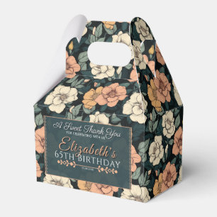 Cute Rose Birthday Favour Box For Party Favours