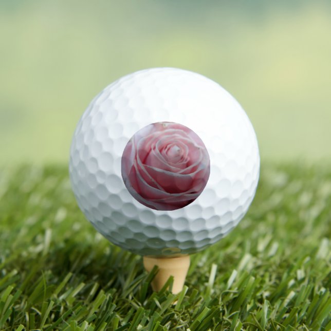 Cute Rose Flower Golf Balls (Insitu Tee)