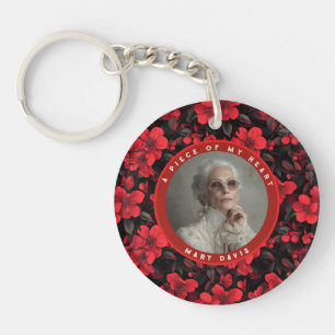 Cute Rose Themed Summer Party Key Ring