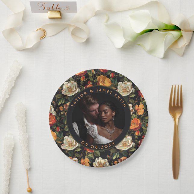 Cute Rose Wedding Plates For Your Wedding (Wedding)