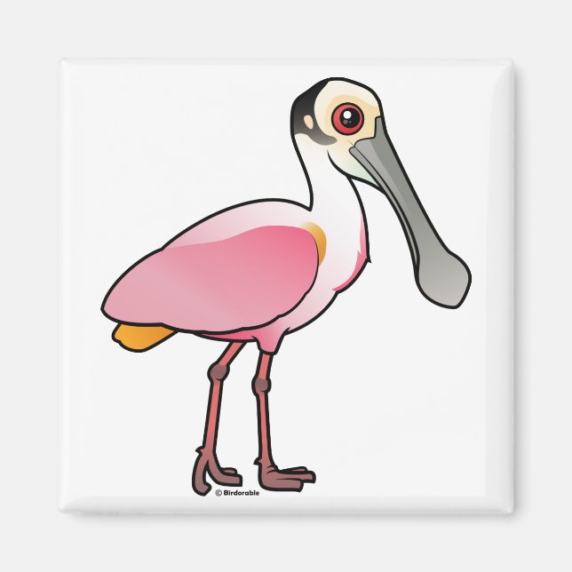 Cute Roseate Spoonbill Magnet (Front)