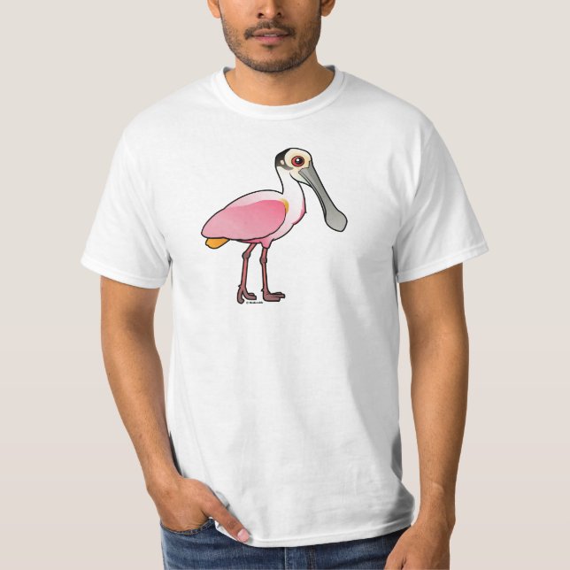 Cute Roseate Spoonbill T-Shirt (Front)