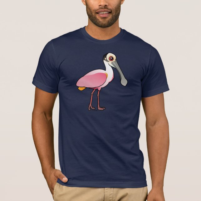 Cute Roseate Spoonbill T-Shirt (Front)