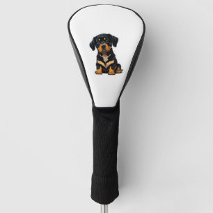 Cute Rottweiler - Gifts for Rottweiler Dog Owners  Golf Head Cover