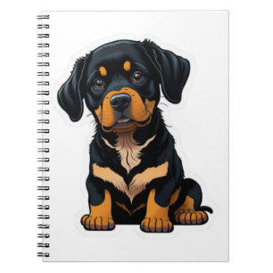 Cute Rottweiler - Gifts for Rottweiler Dog Owners  Notebook