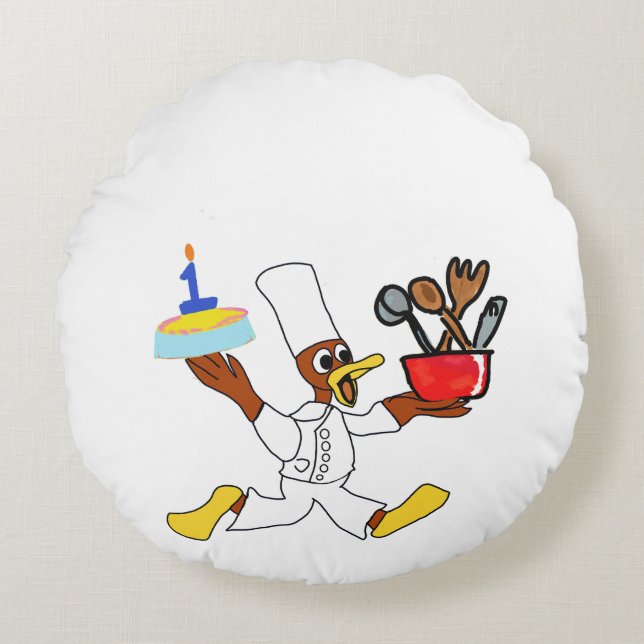 Cute Round Cushion (Front)