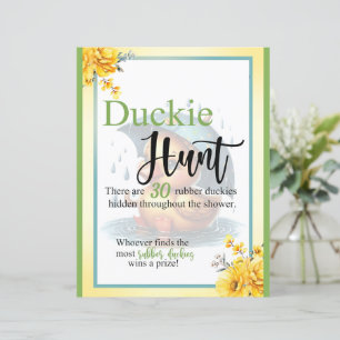 Cute Rubber Duck Baby Shower Duck Hunt Game