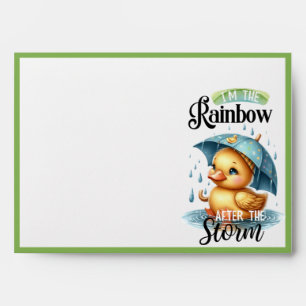 Cute Rubber Duck Baby Shower Envelope