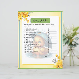 Cute Rubber Duck  Baby Shower Price is Right Game