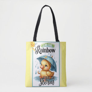 Cute Rubber Duck Baby Shower Tote Bag