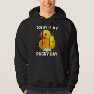Cute Rubber Duck For Men Women Kids Rubber Duckie Hoodie