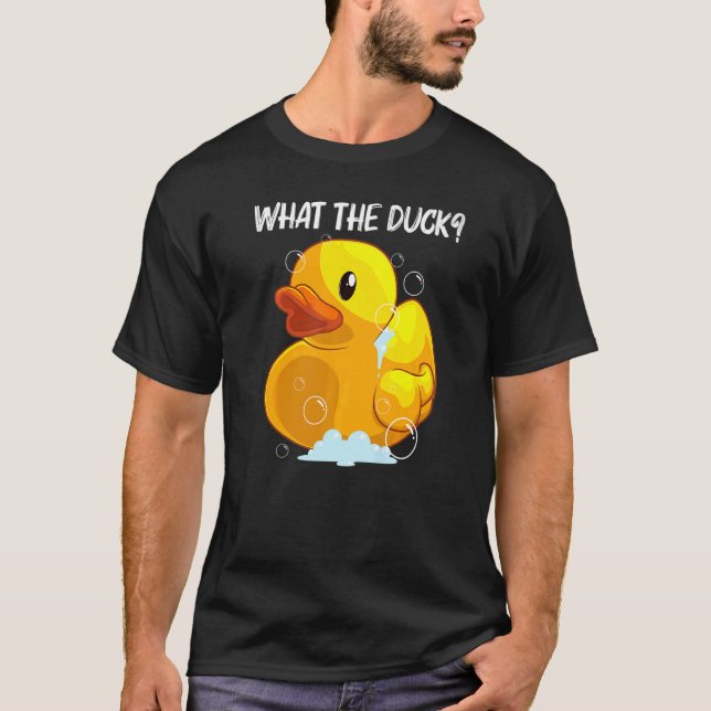 Cute Rubber Duck For Men Women Kids Rubber Duckie T-Shirt (Front)