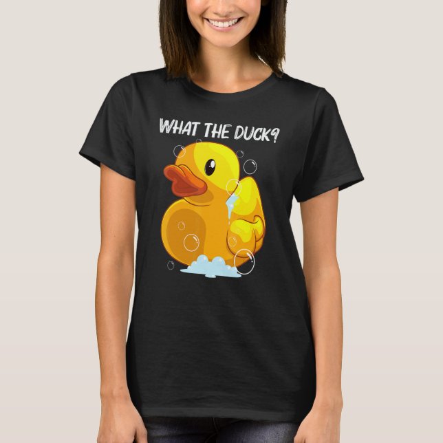 Cute Rubber Duck For Men Women Kids Rubber Duckie  T-Shirt (Front)