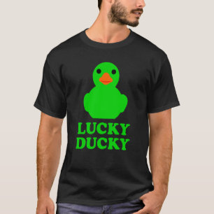 Cute Rubber Duck Lucky Ducky Quack Cool Animal Gra T-Shirt