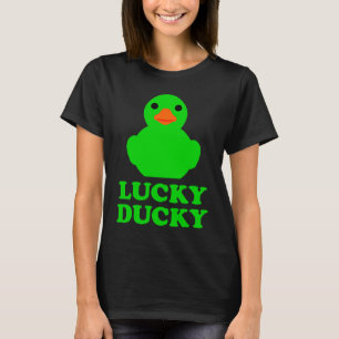 Cute Rubber Duck Lucky Ducky Quack Cool Animal Gra T-Shirt
