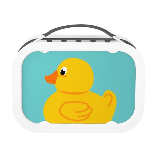 Cute Rubber Duck Lunch Box Zazzle.co.uk