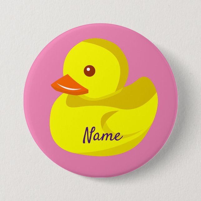 Cute Rubber Duck Thunder_Cove 7.5 Cm Round Badge (Front)