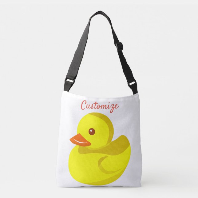 Cute Rubber Duck Thunder_Cove Crossbody Bag (Front)