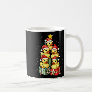 Cute Rubber Ducks Le Duckie Christmas Tree Xmas Ha Coffee Mug