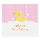Cute Rubber Ducky Baby Shower Party Supplies