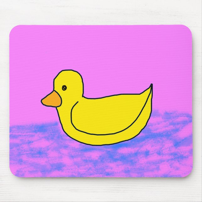 Cute Rubber Ducky Mousepad (Front)