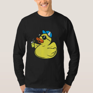 Cute Rubber Ducky Sunglasses - Summer Party Duck T T-Shirt