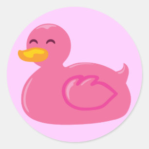 Cute Rubberducky Classic Round Sticker