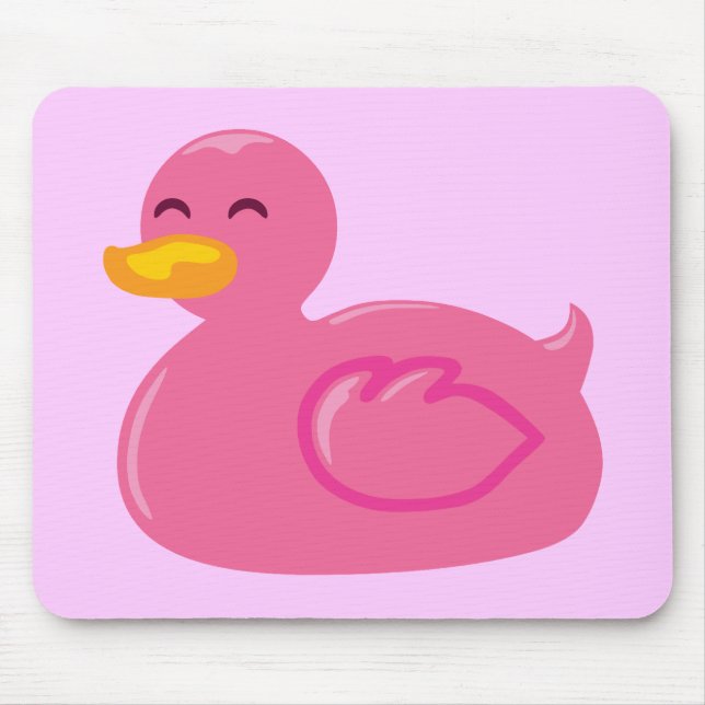 Cute Rubberducky Mouse Mat (Front)