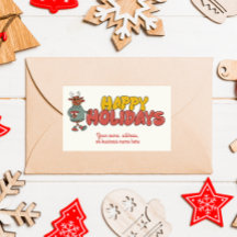 Cute rudolf Christmas holiday