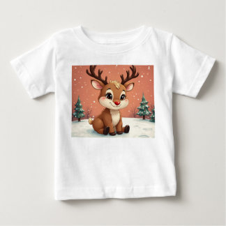 cute Rudolph Baby T-Shirt