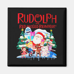 Cute Rudolph The Red Nosed Reindeer Christmas Spec Magnet