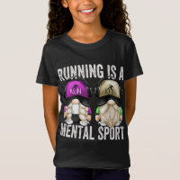 Cute Runners Gnome Couple Funny Running Is A Menta