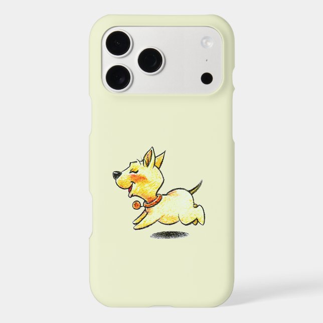 Cute Running Dog Illustration for Dog Lovers (Back)