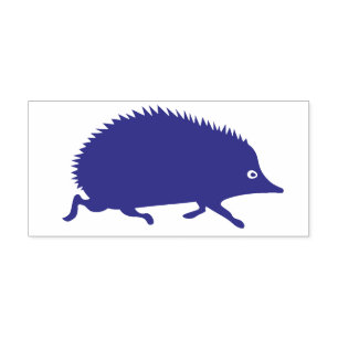 Cute Running Hedgehog Self-inking Stamp