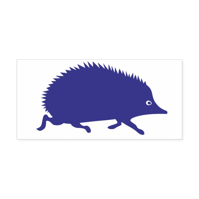 Cute Running Hedgehog Self-inking Stamp (Design)