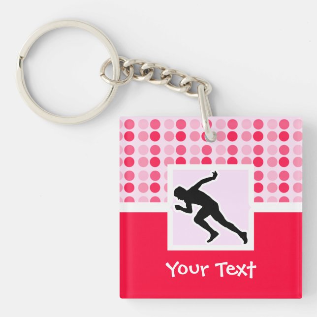 Cute, Running Key Ring (Front)