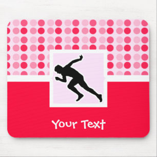 Cute, Running Mouse Mat