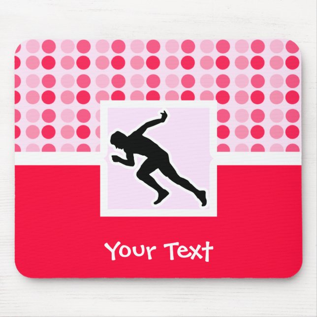 Cute, Running Mouse Mat (Front)