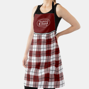 Cute Rustic Farm Fresh Christmas Trees Apron