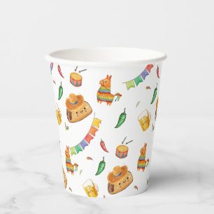 Cute Rustic Fiesta Taco Bout A Baby Shower Paper Cups