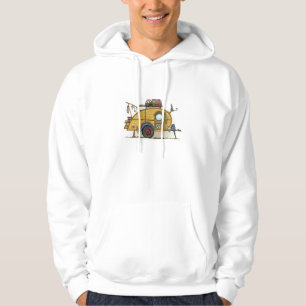 Cute RV Vintage Teardrop  Camper Travel Trailer Hoodie