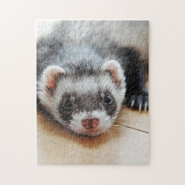 Cute Sable Ferret Jigsaw Puzzle (Vertical)