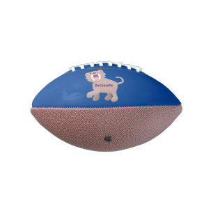 Cute Sabre Toothed Tiger Smilodon cartoon American Football