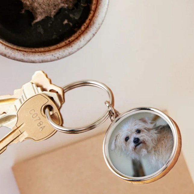 Cute Sad Eyes Scruffy Puppy Key Ring (Creator Uploaded)