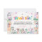 Cute Safari Animals Birthday Party Thank You Card
