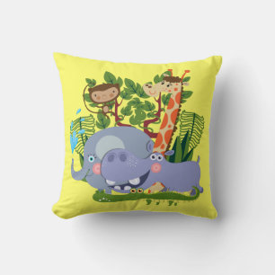 Cute Safari Animals Cushion