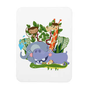 Cute Safari Animals Magnet